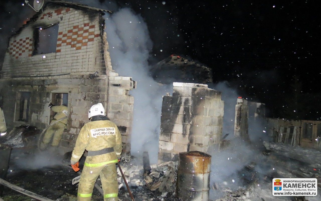 Пожар в деревне Комарово