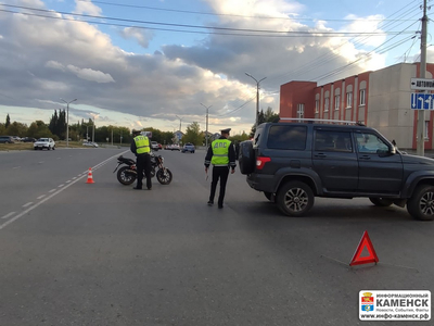 7 сентября, ДТП Кунавина 2, столкновение с мотоциклистом